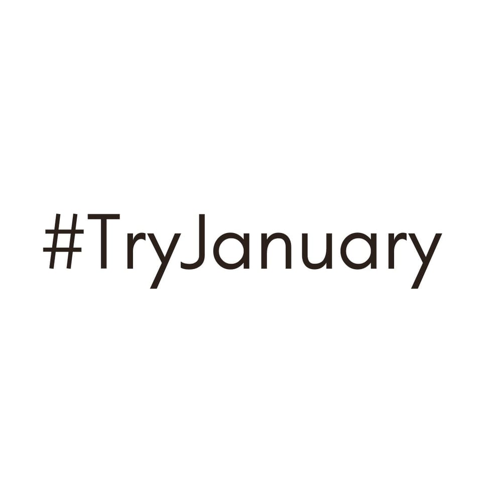 #DryJanuary ? #TryJanuary !